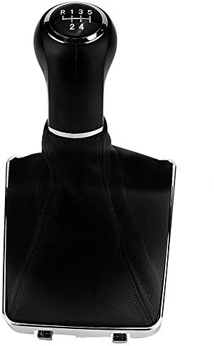 Reminnbor Schaltknauf 5 Gang 6 Gang Gaiter Kofferraumabdeckung für Astra Corsa GTC 2005-2010(5 Gang)