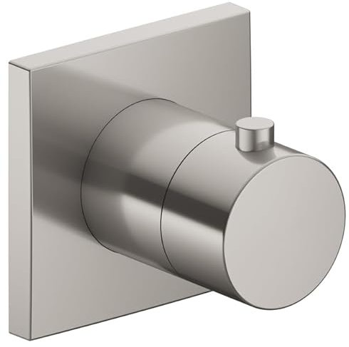 Keuco IXMO Armatur 59553, Thermostatarmatur UP DN15, Rosette eckig, Farbe: Nickel gebürstet - 59553050002