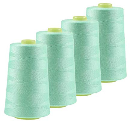 4 x 4572m Qualitäts Overlock-Garn Oeko-Tex Overlock-Nähgarn Farben 581 bis 620