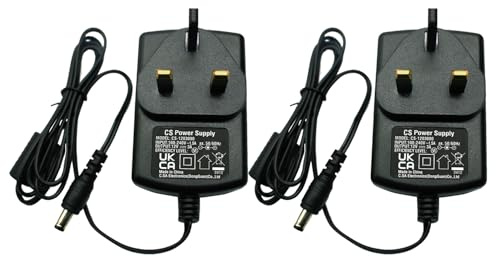 Security-01 2-Pack AC to DC 12V 3A Power Adapter Supply 5.5mm x 2.1mm for CCTV Cameras DVR NVR