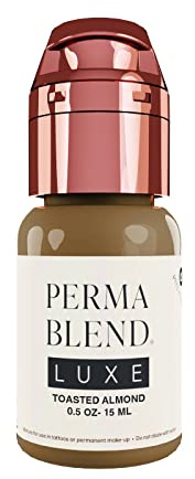 Perma Blend Luxe - Toasted Almond - professionelle Tattoo Farbe für Permanent Makeup - Augenbrauen Pigment Braun - 15 ml