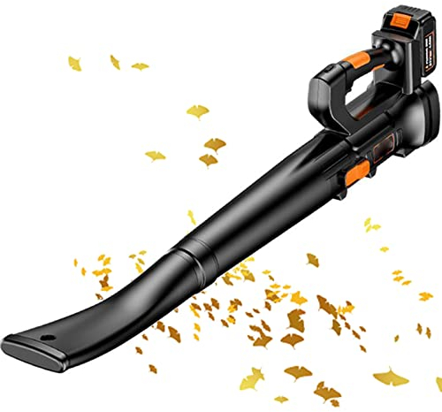 ALSUP Aspirapolvere da Giardino/Soffiatori per Foglie Soffiatori con caricabatteria, Soffiatori per Foglie Senza Fili Portatili, Spazzatrici Attrezzi da Giardino,2batteries-29800