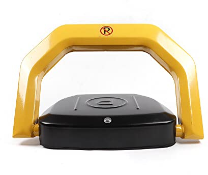 biniliubi Parkplatzsperre Klappbar Ferngesteuerter Parkpfosten Parkplatzsperren Parkschranke Private Parkplatz Klapppfosten Poller ParkplatzwäChter Parksperre Mit Fernbedienung Parkschloss Wasserdicht