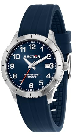 Sector Orologio Uomo, Tempo, Data, Analogico, Cinturino in Acciaio, Collezione 270 - R3251578015