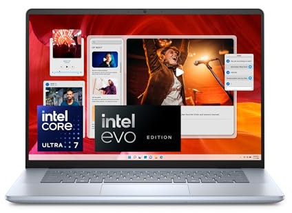 Dell Inspiron 16 Plus 7640 16.3 16:10 2.5K Laptop, Intel Evo Edition - Intel Core Ultra 7 Processor, 16GB RAM, 1TB, NVIDIA GeForce RTX 4060 Graphics, Windows 11 Home, Fingerprint Reader, UK Keyboard