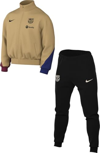 Nike Herr Fcb M Nk Df Strk Trk Suit K träningsdräkt, klubb guld/Nobel röd/svart, XL EU