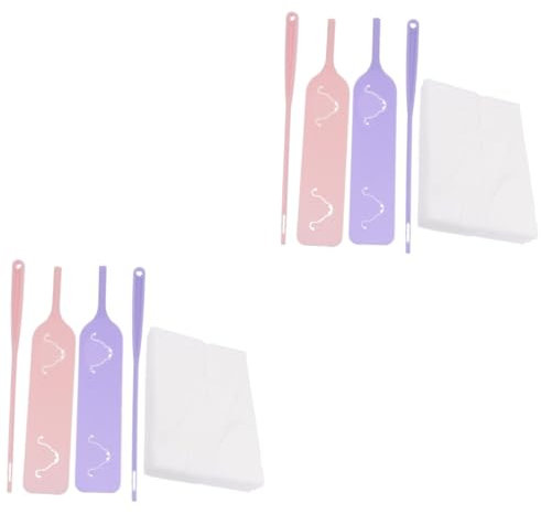 minkissy 2 Set Spolverata Strumenti Per La Pulizia Delle Fessure Strumento Per La Pulizia Della Casa Spolverino Rosa Pulitore Portatile Atrezzi Tessuto Non Tessuto Green 2 Pezzi * 2