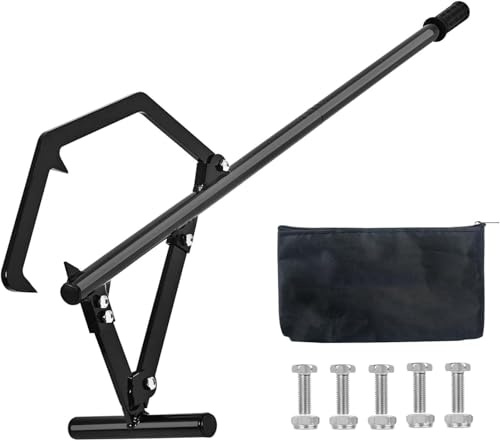 Vocpy 51inch Timberjack Log Lifter, Adjustable Log Roller Cant Hook with Storage Bag, Heavy Duty Steel Logging Tools Log Jack for Rolling, Cutting, Lifting