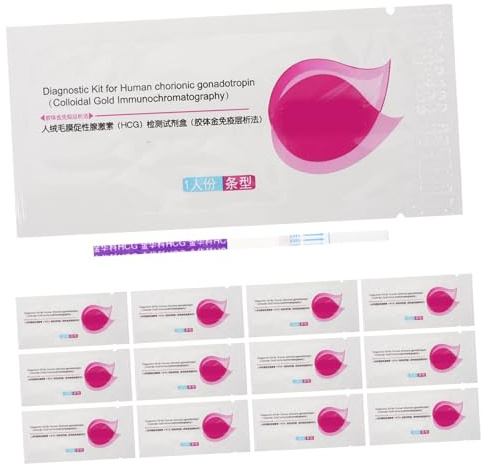 SOPOTUTU Hochpräzise Frühschwangerschaftsteststreifen Frauen Schwangerschaftstestgerät Schnell Zuverlässige Früherkennung Babyprodukte