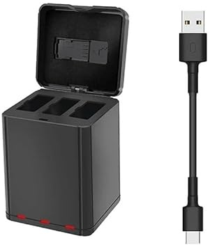 HYFOZAE Intelligentes 3-in-1-Akkuladegerät mit USB-Ladefunktion für DJI-, Tello-Drohnen und Hub Outdoor