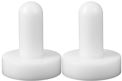 Garneck Lot de 2 Presses à Tartelettes Diamètre 8 CM en Matériau Alimentaire Pilons à Pâtisserie Fond Amovible pour Façonnage Facile de Tartes et Desserts Outil de Cuisson Réutilisable