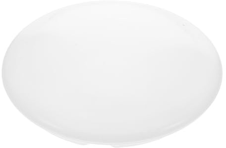 Veemoon Abat-jour en Acrylique Blanc 19 Cm de Diamètre, 2 Cm de Hauteur, Abat-jour Rond pour Ventilateur de Plafond, Remplacement Globe Lampe pour Salon et Chambre, Diffuseur de Lumière