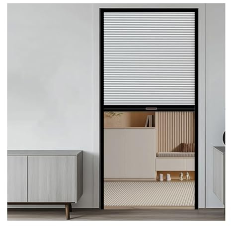 Flexible Custom Interior Accordion Folding Door, Pull-Down Privacy Retractable Honeycomb Doors, Kitchen Serving Window Door, Cupboard Sliding Door