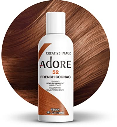 Adore Shining - Tinte semipermanente para el cabello, 52 French Cognac