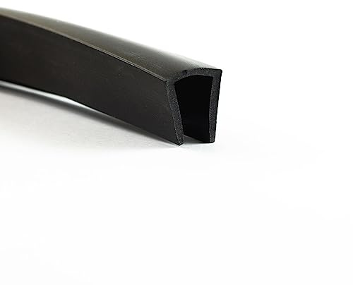 EUTRAS FP3005 [10m] Fassungsprofil Gummidichtung 10mm – schützt und dichtet zuverlässig ab – für Bleche, Glas und Bauelemente – deutsche Industriequalität Made in EU