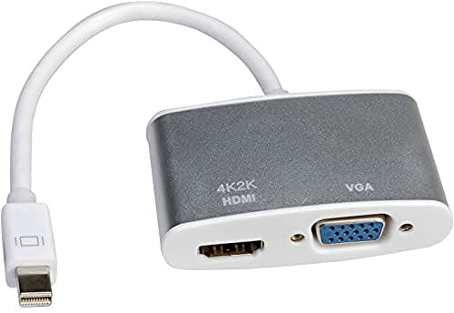 ROLINE Cable Adaptador 4K2K Mini DisplayPort - HDMI/VGA, MiniDP Macho - HDMI/VGA Hembra