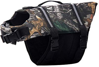 MISSMAO Schwimmmantel Hundeschwimmweste Schwimmweste Hunderettungsweste Rettungsweste Hundeweste Warnweste Dog Life Jacket Schwimmhilfe für Hunde Farbe 5 2XL