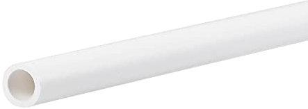 sourcing map Tube PVC Rigide Blanc Tuyau 4mm ID 6mm OD 50cm Tube Plastique PVC Pipe Pour Conduite d'Eau, Modélisme, Gaine de Câble Électrique