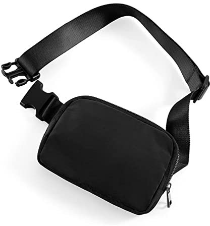 Xinlon Bauchtasche Damen Gürteltasche Herren, Sport Wasserdicht Gürteltasche Schwarz, Leichte Bauchtasche mit Verstellbarem Riemen Für Damen Und Herren Für Wandern Fitness Reisen Outdoor-Aktivitäten