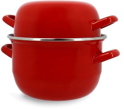 MENASTYL - Marmite à moules 18cm 2L7 en acier émaillé, parfaite pour des moules comme au restaurant ! - 3645562