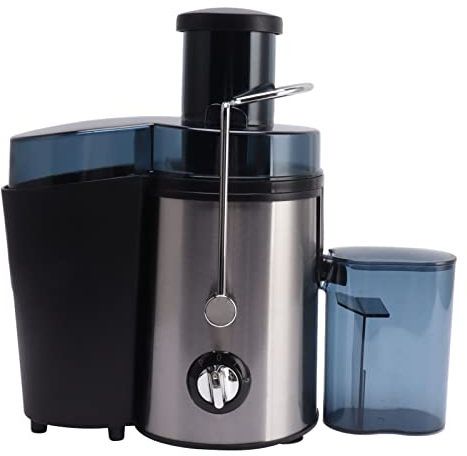 Máquina Exprimidora Automática de Boca Grande, Extractor de Tolva de Alimentación Grande de 1000W, Exprimidor para Frutas y Verduras Enteras, Enchufe Europeo de 220V