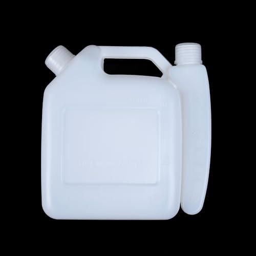 2- Petrol/Fuel Mixing Bottle 1Ltr, 2 Oil Fuel Petrol Mixing Bottle For Chainsaw Trimmers lawn mowers 25:1 50:1