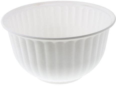 SEWOART Maceta Grande De Plástico Blanca para Interior y Jardín│Jardinera Portátil De 30 Cm De Diámetro│contenedor Estable para Flores, Plantas Hidropónicas y Arreglos Decorativos