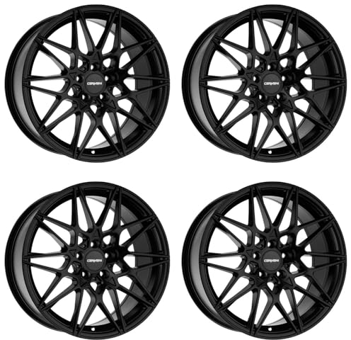 4x Carmani Felgen Alufelgen 18 Knut 8,0x18 ET25 5x112 black matt kompatibel mit VW Arteon Passat Phaeton Scirocco Sharan Tiguan