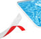 Barrera de Ducha 1 M Barrera de Agua para Ducha Perfil Silicona Ducha Autoadhesiva Borde Plato Ducha Sello de Ducha Plegable Barrera Anti Inundaciones para Cocina Inodoro Baño (Transparente)