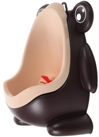 TOBBOMEY Urinal Mural Pour Garçons Urinoir Forme De Grenouille Pour Apprentissage Propreté Avec Cible Amusante Urinal Ajustable Pour Garçon Fille Design Cartoon Mignon Économise De