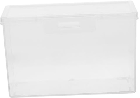Generic Box Card Storage Box Cards Hinged Lid Storage Containers Small Storage Containers Credit Card Storage Mini Containers with Lids Business Credit Card Holder Plastic Transparent