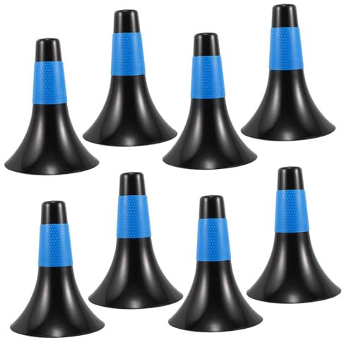 ARTSEWPLY 8stücke Kunststoff Kegel Für Basketball Training Und Fußball Training Kegel Für Sporttraining Markierungseimer Für Fußballtraining Trainingskegel Aus Kunststoff Markierungskegel Fü