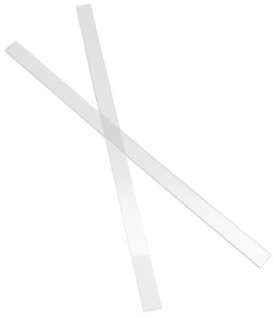 Cabilock Righello Per Lo Spessore Dei Biscotti in Acrilico 2 Pezzi Lisciatore Per Fondente E Crema Burro Strumento Per La Cottura Dei Biscotti Di Precisione Per La Cucina Di Casa