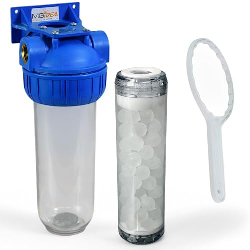 Filtre anti-calcaire, système de filtration sous chaudière installation d'eau siliphos sel polyphosphates (3/4 - trois quarts pouce)