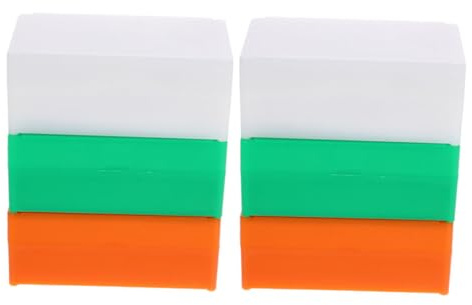 KICHOUSE 6 Stücke Mikroskop Objektträger Lagerung Box Tragbare Kunststoff Halter Für Schule Labor Und Forschung Verwenden Schutzhülle Objektträger Organizer