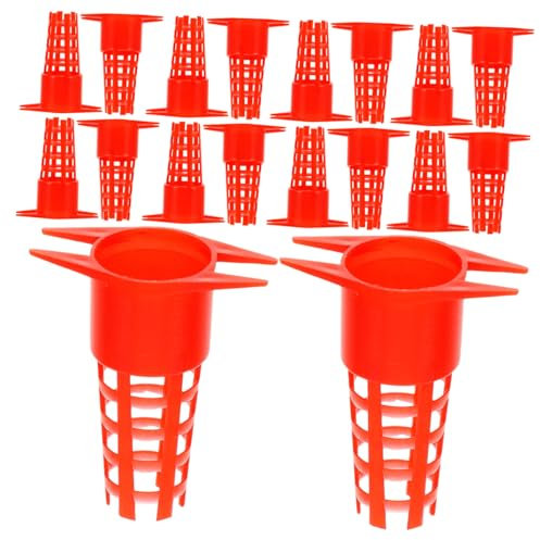 iplusmile 20stücke Teiliges Kunststoff Bienenkönigin Käfige Zellen Schutzkäfige Langlebig Wasserfest Praktische Imkerei Werkzeuge Für Bienenköniginnen Aufzucht Und Transport