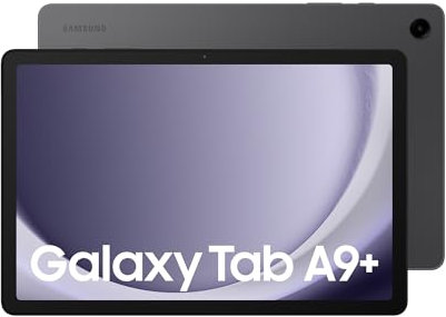 Samsung Galaxy Tab A9+ Android Tablet, 64GB Storage, Large Display, 3D Sound, Graphite, 3 Year Samsung Extended Warranty (UK Version)