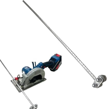 Tischlermesswerkzeug - 60 cm Schneidelineal, Edelstahl-Layoutlehre, professionelles Design mit genauer Positionierungsfunktion | Markierhilfe für Möbelherstellung, Holzbearbeitung und Verwendung