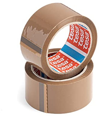108 Rollen Tesa 64014 PP Klebeband braun 50mm breit 66 lfm leise abrollend