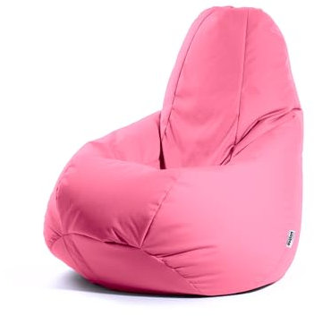Avalon - Puff Infantil Modelo Jive en Tela Técnica Reforzada, Modelos de Puff Pera con Relleno Incluido, Puf Muy Ergonómico y Cómodo, Anti-desgarros e Impermeable, Made in Italy(Infantil-Rosa)