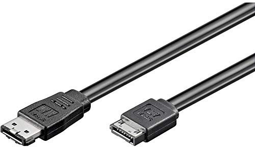 sonstige eSATA en SATA externo cable de conexión - negro - 0,5m