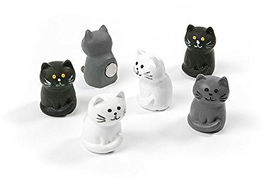 Cat Shape Office - Magnete Für Magnetische Whiteboards, Hinweise, Aktenschränke Oder Kühlschränke - 6 6. Packung