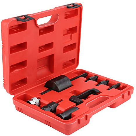 Auto Injektoren Werkzeug,8tlg Kohlenstoffstahlkonstruktion Common Rail Injector Extractor Puller Set Passend für Mercedes Benz CDI