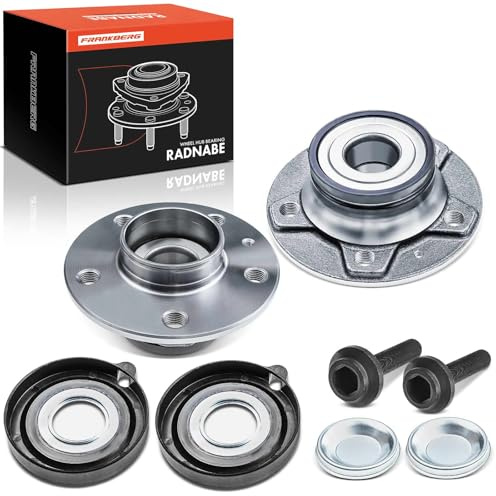 Frankberg 2x Radlager Radlagersatz Hinten Mit ABS Magnetring | 8K0598611, 512557; Kompatibel mit A5 Cabriolet F57 F5E, A6 Avant 4A5, A5 Sportback F5A F5F, A6 4G2 4GC, A5 Sportback 8TA