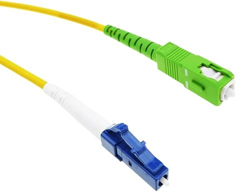 DG Systems - Cavo fibra ottica SC/A - LC simplex monomodale - Made in Italy (10 mt)