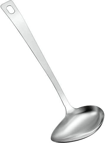 Shimomura Kougyou PG-206 Professional Grade Horizontal Opening Ladle for Left Handed Use, Dishwasher Safe, Made in Japan