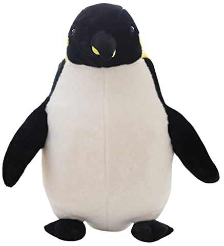 JAWSEU Stofftiere Plüschkissen, 60cm Kuscheltier Pinguin, Realistische Pinguin Figur, Kawaii Kuscheltiere Pinguin Kissen Plüsch Spielzeug Kuschelkissen Puppe für Kinder Erwachsene