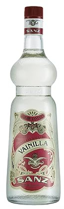 SANZ Sirop de vanille pour cocktails, desserts et café - Sans alcool - 1 l