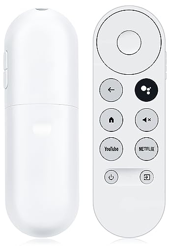 Sostituzione del Telecomando Vocale per Google Chromecast 4K Snow Streaming Media Player,Telecomando Google per Google TV G9N9N, con Pulsanti di Scelta Rapida YouTube e NETFLIX (Solo Telecomando)