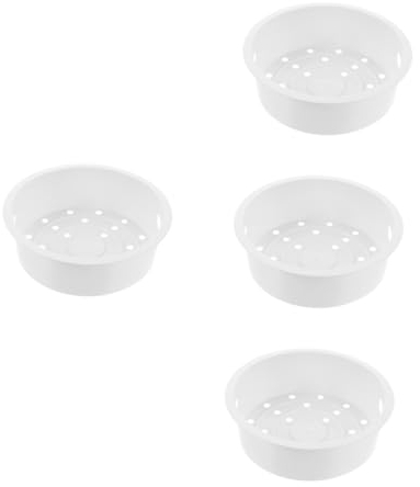 BESTonZON 4 Piezas Rejilla De Vapor para Olla Arrocera Cesta De Vapor China Cesta De Colador De Plástico Bandeja De Vapor Cesta De Lavado De Alimentos Vapor De Cocina 3l Páginas Asia